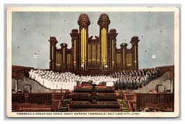 Great Mormon Tabernacle Organ Salt Lake City UT Utah UNP WB Postcard N24 - £1.54 GBP