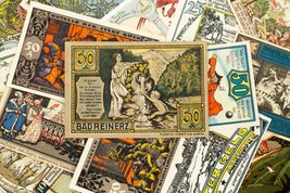 1920&#39;s Germania Notgeld Soldi 20pc Mystical - Borna, Rinteln, Wernigerode - £76.58 GBP