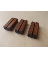 Set of 80 Wood place card holders, Table number holders, Wood base, Name... - $236.61 CAD