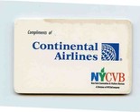 Continental Airlines Pocket Map of New York City Cultural Sites  - £14.24 GBP