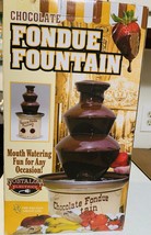 Chocolate Fondue Fountain Nostalgia Electrics The Helman Group 16in Not ... - $24.99