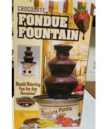 Chocolate Fondue Fountain Nostalgia Electrics The Helman Group 16in Not Turning - $24.99