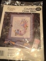Needlework Poem Picture 60453 Counted Cross Stitch By Golden Bee New In ... - £20.54 GBP