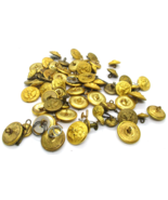 Lot of 67 Brass Military Buttons  - $107.30 CAD