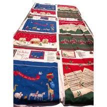 Vintage Holiday Bags and Tags Fabric Remant - $19.79