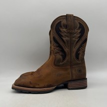 Ariat Hybrid VentTEK 10031454 Mens Brown Leather Square Western Boots Si... - $89.09