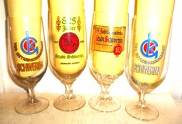 4 VEB Getrankekombinat Schwerin Petermannchen East German Beer Glasses - $14.95