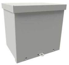 Wiegmann RSC080804 Nema 3R Screw Cover Wall Mount 8X8X4 Carbon Steel-Gray - $503.09 MXN