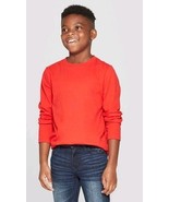 Boys&#39; Long Sleeve T-Shirt - Cat &amp; Jack Med 8/10  Red - $12.36 CAD
