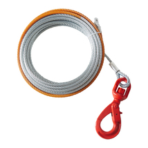 VEVOR Galvanized Steel Winch Cable, 3/8" x 100 Feet 15,200 lbs Breaking ... - $56.99
