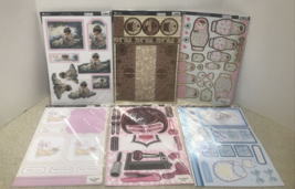 LOT 3 KANBAN Paper Craft Toppers &amp; 2  Concept Card - £4.75 GBP