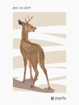 Pepita Needlepoint kit: Deer On Alert, 7&quot; x 10&quot; - £39.97 GBP+