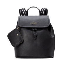New Kate Spade Rosie Medium Flap Backpack Black with Dust bag included - £119.04 GBP
