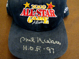Phil Niekro Hof 97 Braves Yankee Signed Auto New Era 2000 ALL-STAR Game Cap Jsa - £194.75 GBP