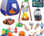 Kids Camping Toys Set With Tent, Camping Gear Toys For Kids, Outdoor Cam... - £54.66 GBP