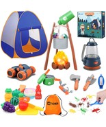 Kids Camping Toys Set With Tent, Camping Gear Toys For Kids, Outdoor Cam... - £55.46 GBP