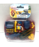 Swashbuckling Pirate with Gator &amp; Row Boat 9 Pc Playset in Case NEW - $13.56 CAD