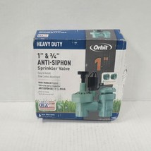 Orbit 1&quot; &amp; 3/4&quot;  Anti-Siphon Automatic Sprinkler Valve 57604 New - $19.75