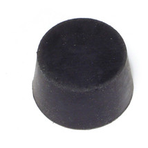 1.6&quot; x 1-13/32&quot; x 1&quot; #8-1/2 Black Rubber Stoppers (3 pcs.) - $13.35