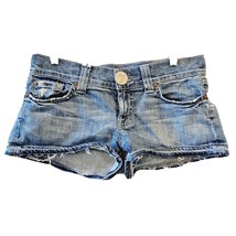 Seven7 Women&#39;s Size 29 Blue jeans Denim Pocket Shorts - £14.69 GBP
