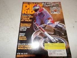 DIRT RIDER Magazine October 1989 - $219.63 MXN