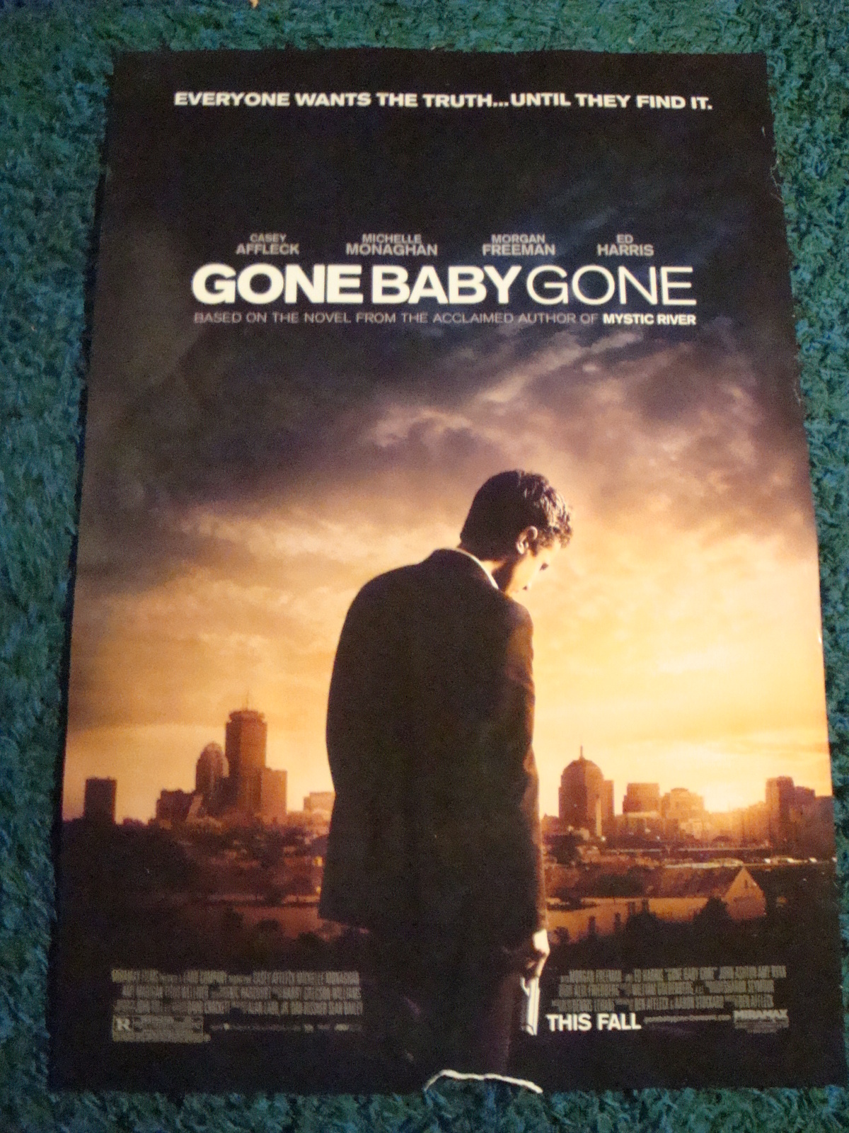 GONE BABY GONE - MOVIE POSTER WITH CASEY AFFLECK - $1.00