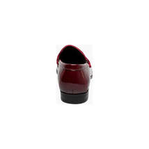 Stacy Adams Spratley Moc Toe Saddle Slip On Dress Shoes Burgundy 25686-601 image 7