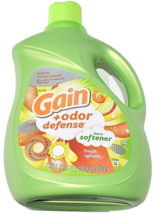 Ultra Gain Odor Defense Fabric Softener Fresh Splash 136 Loads 100oz. - £28.18 GBP