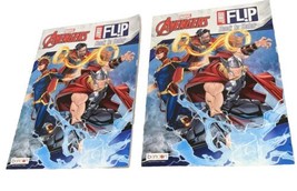 Avengers Bendon Jumbo Flip Coloring Book Set Of 2 - £3.04 GBP