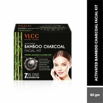 VLCC Activated Bamboo Charcoal Facial Kit 7 In 1, 60gm/2.12 oz (Pack of 1) - £12.31 GBP