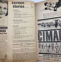 VTG Screen Stories Magazine March 1961 Debbie Reynolds, Sandra Dee No Label - £9.80 GBP