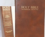 Holy Bible Reference Edition Giant Print Concordance 1976 Tracy Family Tree - $36.25