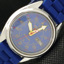 Vintage Seiko 5 Automatic 7009A Japan Mens Blue Dial Watch 621a-a413411-6 - £32.06 GBP