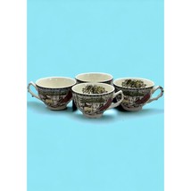 Johnson Brothers Friendly Village The Ice House Set of 4 Tea Coffee Cups - $37.39