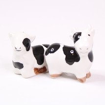 Black And White Cow Mini Salt And Pepper Shakers Set New Without Tags - €8,30 EUR
