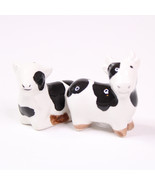 Black And White Cow Mini Salt And Pepper Shakers Set New Without Tags - €8,30 EUR