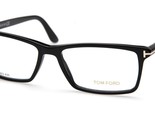 NEW TOM FORD TF5408 001 Black Eyeglasses Frame 56-16-145mm B36mm Italy - $171.49