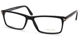 NEW TOM FORD TF5408 001 Black Eyeglasses Frame 56-16-145mm B36mm Italy - £134.94 GBP
