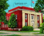 United States Courthouse Aiken South Carolina SC Linen Postcard B7 - $9.85