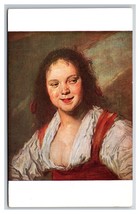 Young Woman Painting By Frans Hals Bohemian UNP DB Postcard  W21 - £3.12 GBP