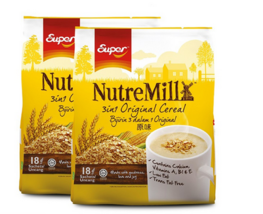 SUPER NUTREMILL 3-in-1 Instant Cereal Drink Nutritious 18 satches x 30G - $24.95