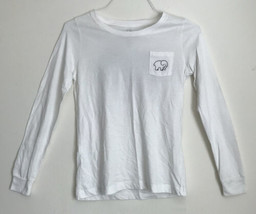 Ivory Ella Women&#39;s Pocket T-Shirt Long Sleeve White Small S Mandala Elep... - £15.55 GBP