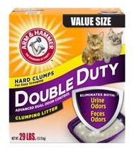 Arm &amp; Hammer Double Duty Clumping Cat Litter, 29 lbs. Box - $33.45