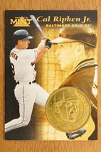 1997 Pinnacle Mint Collection #4 of 30 Cal Ripken Jr Brass Coin Baseball Card - £7.74 GBP