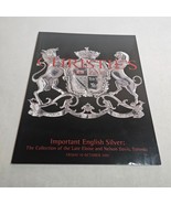 Christie&#39;s Important English Silver Collection of Late Eloise /Nelson Da... - £15.77 GBP