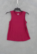 Jane And Bleecker Womens Lounge Sleeveless Tank Sz S Maroon Comfortcrewneck Nwot - £4.71 GBP