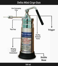 Professional Use Mini Cryo Can For Dermatology Cryo Tank Liquid Nitrogen Sprayer - £205.75 GBP