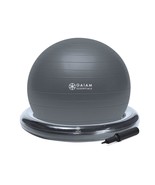 Balance Ball &amp; Base Kit, 65Cm Yoga Ball Chair, Exercise Ball With Inflat... - £43.45 GBP