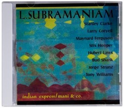 L. SUBRAMANIAM Indian Express / Mani &amp; Co. CD OOP Stanley Clarke Tony Wi... - $18.93