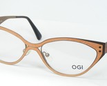 OGI Evolution 4302 1646 Lachs Seide/Golden Tan Einzigartig Brille 54-16-... - $155.53